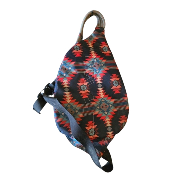 Kavu Southwestern Design Multicolor Sling Bag Aztec Navajo Basic Multipurpose - Picture 2 of 3